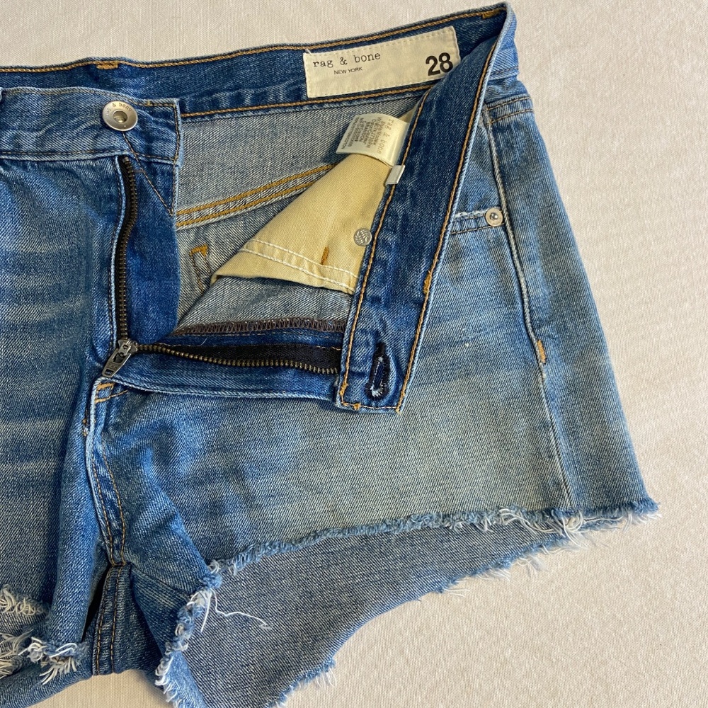 Rag & Bone Cut off Jean Shorts